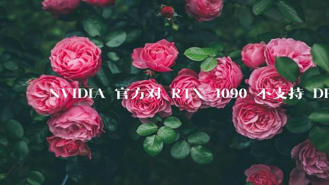 NVIDIA 官方对 RTX 4090 不支持 DP 2.0 接口进行了回应，你对该***有何看法？