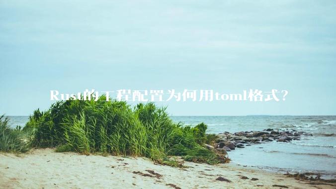 Rust的工程配置为何用toml格式？